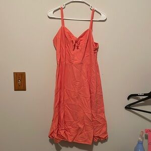 Old Navy coral cami dress